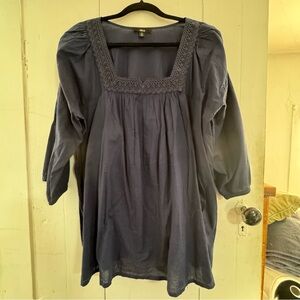 Navy Blue Women's Top